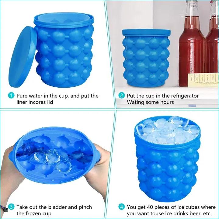 Ice Genie Silicone Ice Cube Maker - 120 Ice Cube